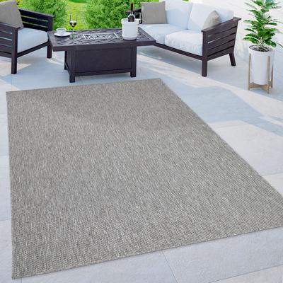Teppich BRUNO BANANI "Venezia" Gr. 2, grau, B:80cm H:4mm L:150cm, Kunstfaser, Teppiche, In- und Outdoor geeignet, Sisal-Optik, Wetterfest & UV-beständig Image