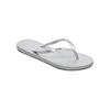 Sandale ROXY "Viva Iv", Gr. 8(38), silber (metallic silber), Obermaterial: 98% Synthetik / 2% Metall, Futter: 100% Synthetik, Laufsohle: 100% geschäumtes Gummi, Schuhe
