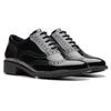 Budapester CLARKS "Havisham Oak", Damen, Gr. 40, schwarz (schwarz lack), Lackleder, glänzend, klassisch, Schuhe, Festtagsschuh, Businessschuh mit klassischer Flügelkappe