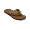Sandale QUIKSILVER "Carver Suede Core", Gr. 7(40), beige (tan 1), Obermaterial: Leder / Außensohle: Synthetischer Gummi, Schuhe Zehentrenner