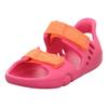 Badesandale SUPERFIT "SPLASH-S WMS: M", Kinder, Gr. 33, pink (pink, orange), Synthetik, Polyester, sportlich, Schuhe, Wassersandale mit Klettverschluss, Größenschablone zum Download
