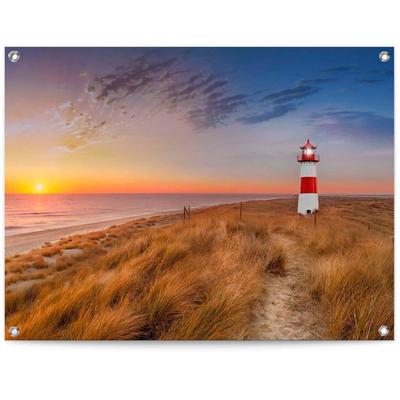 Poster REINDERS "Leuchtturm", bunt (farbe bild(er): bunt), B:80cm H:60cm T:0,1cm, Leinwand, Bilder Image