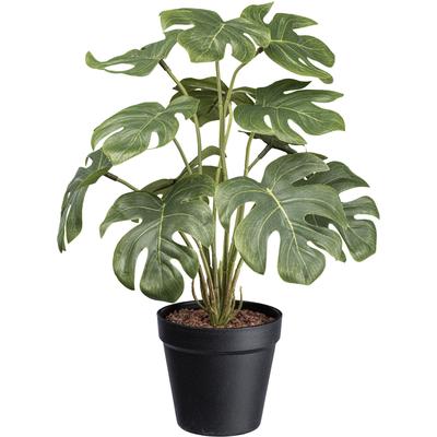 Künstliche Zimmerpflanze CREATIV GREEN "Splitphilodendron", grün, H:38cm, Kunstpflanzen, mit schönen Blättern