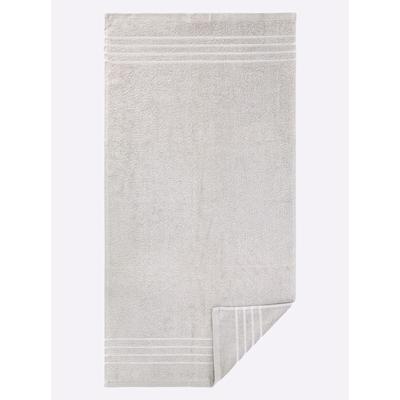 Handtuch WÄSCHEPUR Gr. 2, grau (hellgrau), B:70cm L:140cm, 100% Baumwolle, Handtücher (Packung) Image