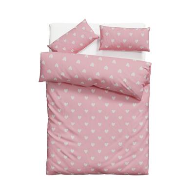 Kinderbettwäsche LÜTTENHÜTT "CUDDLEE", rot (herzen), B/L: 135cm x 200cm, , Renforcé, B/L: 40cm x 80cm, Renforcu00e9, Obermaterial: 100% Baumwolle, Bettwäsche, in vielen Designs: Dino,Einhorn,Weltraum,Baustelle,Herz,Trecker,Safari Image