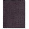 Plaid DESCANSO "Jacquard teddy", grau (anthrazit), B:150cm L:200cm, Wohndecken, Weich, Kuscheldecke, Wohndecke, Teddy, Jacquard, in 2 Größen