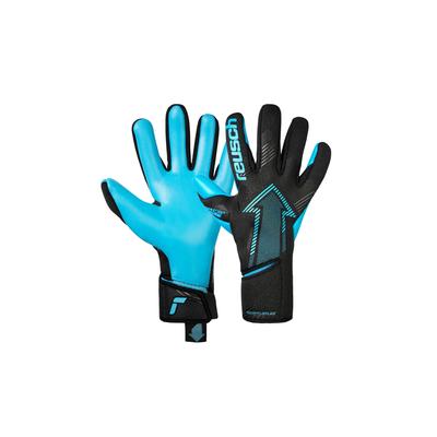 Torwarthandschuhe REUSCH "Fastgrip Aqua", Damen, Gr. 11, blau, 41% Polyester, 3% Polyamid, 6% Polyurethan, 50% Elastodien, mehrfarbig, sportlich, Handschuhe, mit Hybrid Negative Cut Image