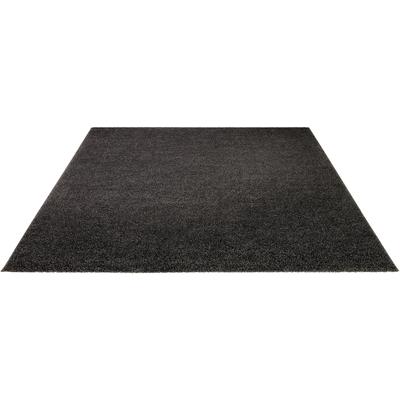 Hochflor-Teppich ESPRIT "Campus 2.0, ESP-0030", grau (anthrazit), B:40cm H:25mm L:60cm, Polypropylen (PP), Teppiche, Shaggy, Langflor, weich, Wohnzimmer Image