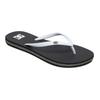 Sandale DC SHOES "Spray", Gr. 5(36), schwarz-weiß (schwarz, weiß), Obermaterial: Synthetikmaterial / Außensohle: EVA, Schuhe