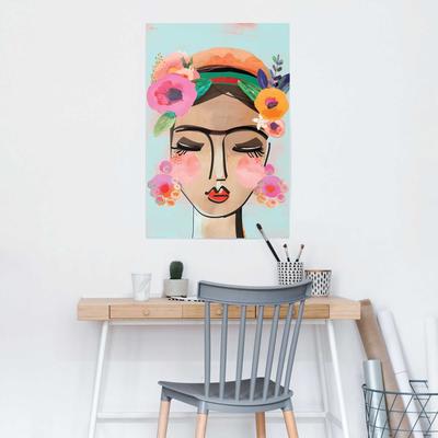 Poster REINDERS "Happy Face", bunt (farbe bild(er): bunt), B:61cm H:91,5cm T:0,1cm, Holzwerkstoff, Bilder Image