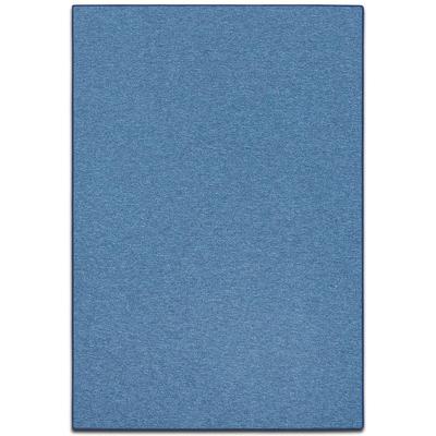 Teppich MY HOME "Blackburn", blau (hellblau), B:67cm H:4mm L:100cm, Kunstfaser, Teppiche Image