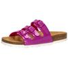 Pantolette LICO "Pantolette Bioline Kids Glitter", Gr. 28, rosa, Synthetik, Schuhe