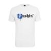 T-Shirt MISTERTEE "MisterTee Unisex Pushin P Tee", Herren, Gr. 3XL, weiß, 100% Baumwolle, bedruckt, casual, regular fit, Rundhals, ohne Ärmel, Shirts