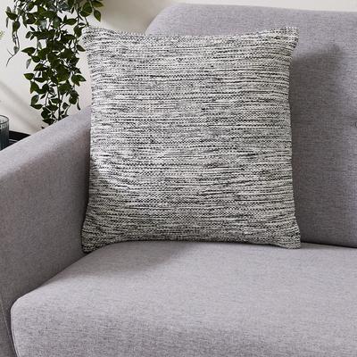 Dekokissen ANDIAMO "Malena", beige (natur,schwarz, ethnomuster), B:45cm H:12cm L:45cm, Obermaterial: 80% Baumwolle, 20% Polyester, Dekokissen_Sitzkissen_Kissenhüllen, Ethnomuster, Sofakissen, Kissenhülle mit Füllung, eckig, 45x45 cm Image