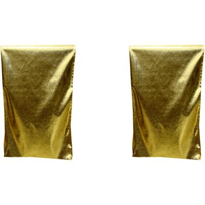 Tischläufer CREATIV DECO "Weihnachtsdeko, Weihnachten", gold (goldfarben), B:33,00cm L:180,00cm, Polyester, Tischdecken, mit Schimmer-Effekt Image