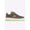 Sneaker LOTTO, Gr. 32, dunkelgrau, fr.gelb, Synthetik, Textil, sportlich, Schuhe