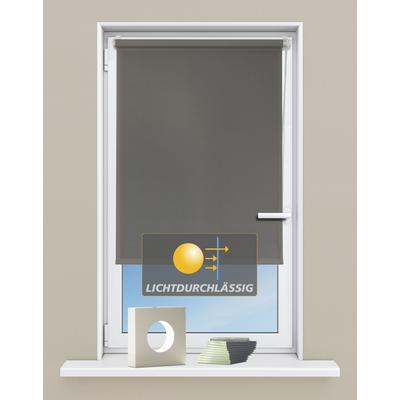 Seitenzugrollo KUTTI "Seitenzugrollo 'Ida', Lichtschutz, Klemmfix, ohne Bohren, Fixmaß" Gr. 2, braun, B:70cm H:160cm, Polyester, Rollos, Sichtschutz, Sonnenschutz Image