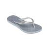 Sandale ROXY "Viva", Gr. 34, silber, Obermaterial: 98% Synthetikmaterial, 2% Metall / Futter: 100% Synthetikmaterial / Außensohle: 100% Moosgummi, Schuhe