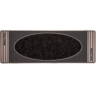 Fußmatte HOME2FASHION "CenterClean", braun (bronzefarben), B:30cm H:8mm L:75cm, TPE-VC, Teppiche, schmale Schmutzfangmatte, strapazierfähig, In- und Outdoor geeignet Image
