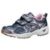 Hallenschuh LICO "Sportschuh Bob V", Kinder, Gr. 33, silber (silberfarben), Synthetik, Schuhe