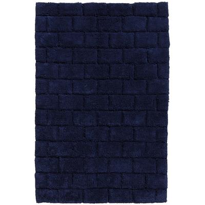 Badematte SEAHORSE "»Metro« Hotelmatte", blau (indigo), H:25mm, Baumwolle, Badematten, Badematte Hotelmatte, waschbar, 100% superweiche Frotteebaumwolle Image