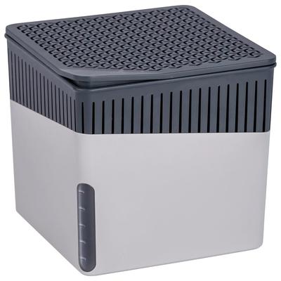 Luftentfeuchter WENKO "Cube", grau (hellgrau), B:16,5cm H:15,7cm T:16,5cm, Luftentfeuchter, 1000 g
