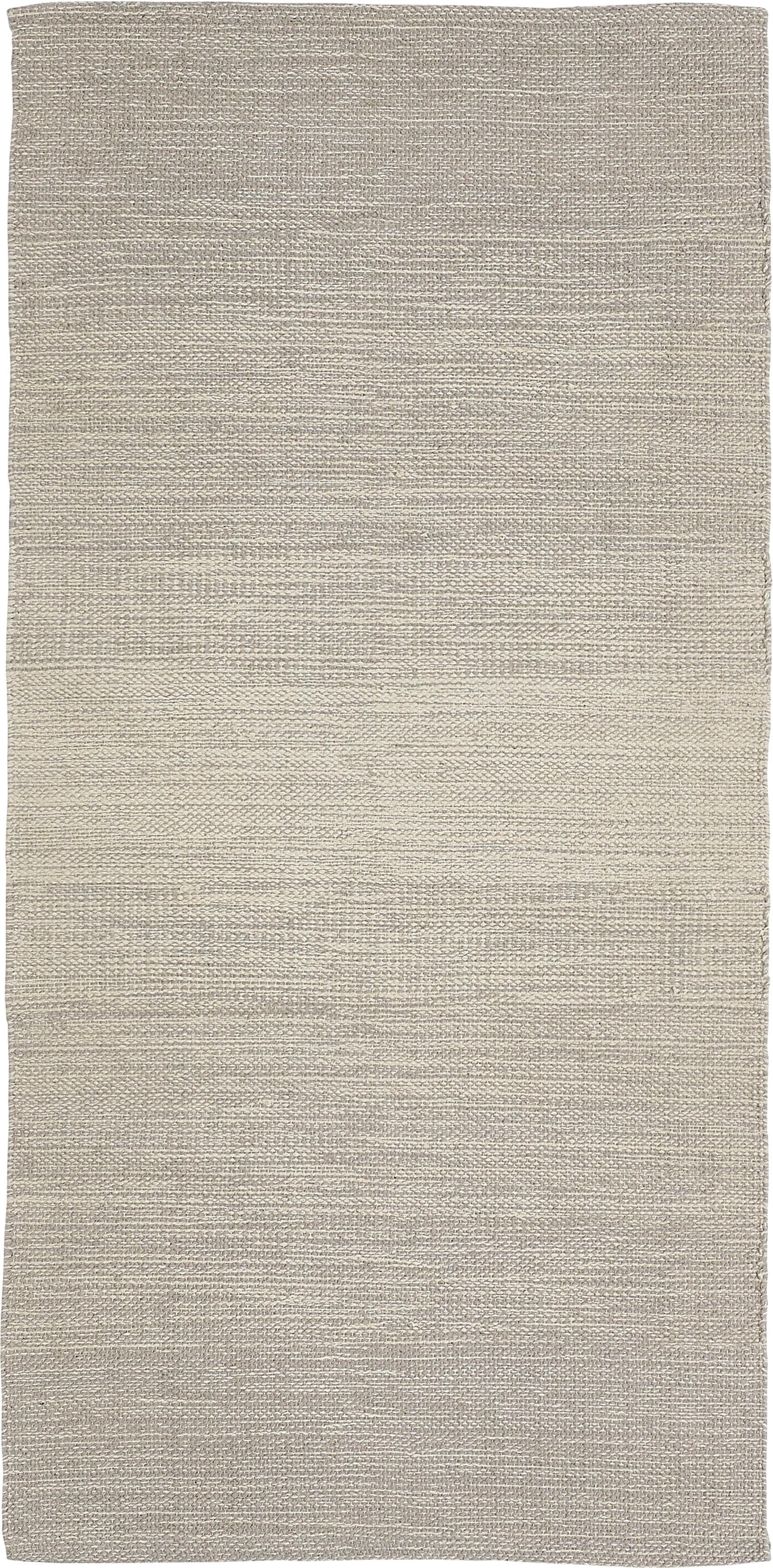 Teppich MY HOME "Geraise", grau (taupe), B:140cm H:8mm L:70cm, Baumwolle, Teppiche, Flachgewebe, reine Baumwolle, Uni-Farben Image