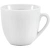 Tasse VAN WELL "Trend", weiß, B:8cm H:7cm, Porzellan, Trinkgefäße, spülmaschinenfest, mikrowellengeeignet, 0,23 L, 6-teilig