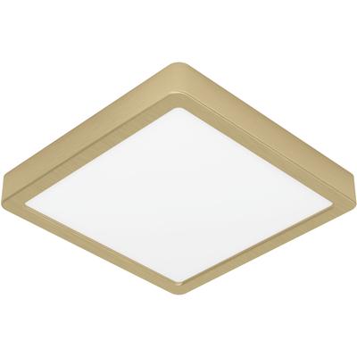 EGLO Deckenleuchte "FUEVA 5", grau (messingfarben), H: 2,80cm, Lampen, Deckenleuchte in messing aus Stahl - 17W - Warmweiß Image