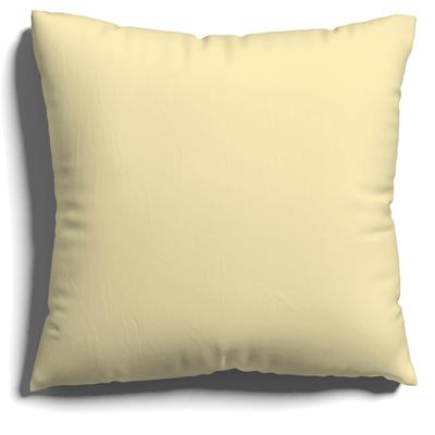 Kissenbezug SCHLAFGUT "EASY Jersey", gelb (gelb mid), B:40cm L:40cm, Jersey, Obermaterial: 100% Baumwolle, Kissenbezüge, Kissenhülle mit Reißverschluss, weich und saugfähig, Kissenbezug Image