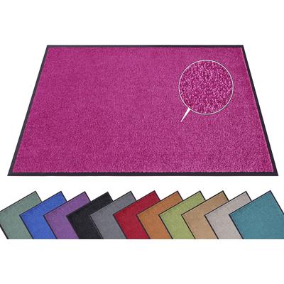 Fußmatte HANSE HOME "Wash & Clean" Gr. 16, lila (himbeere), B:60cm H:7mm L:90cm, Kunstfaser, Teppiche, Schmutzfangmatte, Türmatte, In- und Outdoor, Teppich, Läufer, waschbar Image