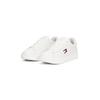 Plateausneaker TOMMY JEANS "ARCHIVE' 98", Damen, Gr. 40, beige (ecru), Nappaleder, Textil, sportlich, Schuhe, Freizeitschuh, Halbschuh, Schnürschuh, Kontrastbesatz an der Ferse
