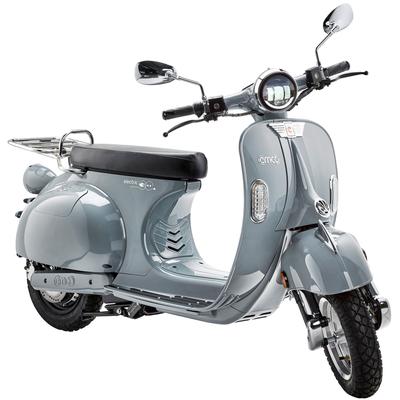 E-Motorroller EMCO "NOVA 3000", grau (grau, schwarz), Elektromotorroller, 45 km/h, B:77,5cm H:108cm L:188,5cm Image