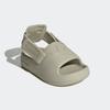 Badesandale ADIDAS ORIGINALS "ADIFOM ADILETTE KIDS", Gr. 25, grau (putty grau, putty grau, putty grau), Synthetik, Textil, sportlich, Schuhe, für Kinder
