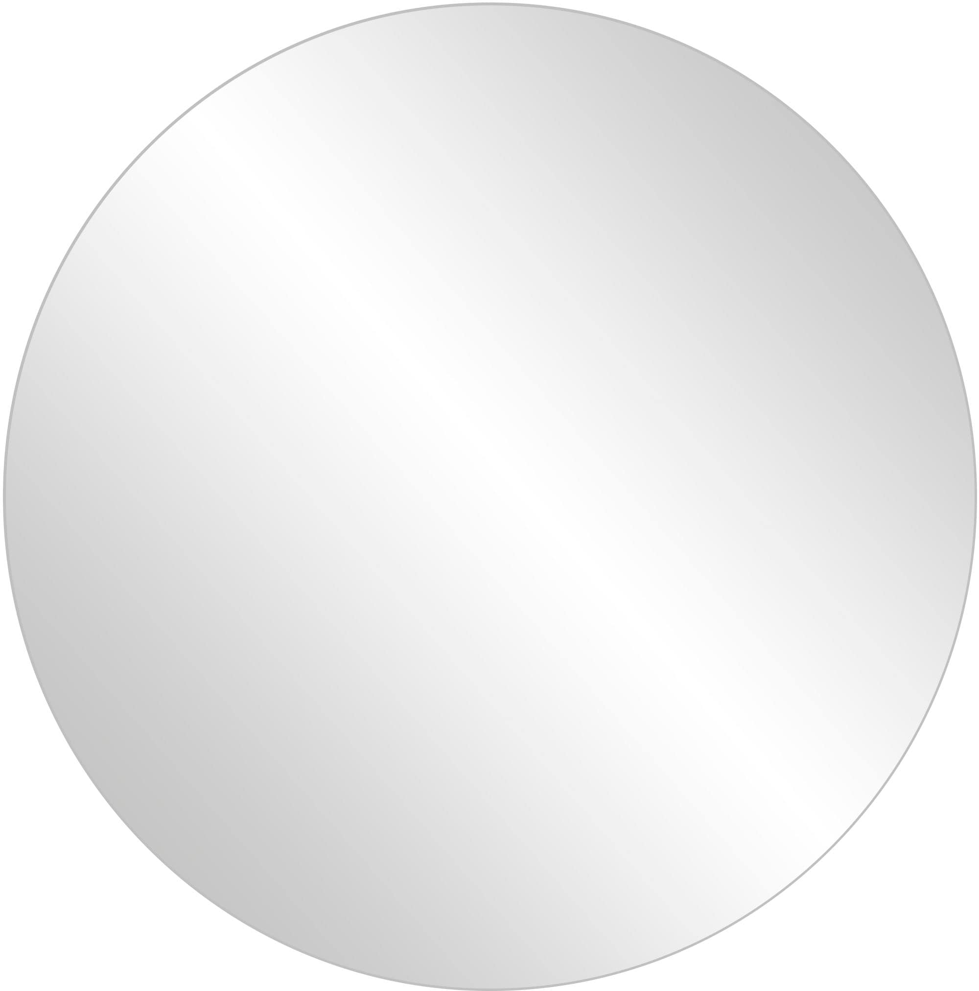 Wandspiegel SCHILDMEYER "Smash", weiß, B:45cm H:45cm T:2cm Ø:45cm, FSC-zertifizierter Holzwerkstoff, Spiegel, Wandspiegel, Runde Spiegelfläche mit 45 cm Durchmesser