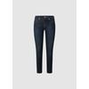 Skinny-fit-Jeans PEPE JEANS "SKINNY JEANS LW", Damen, Gr. 26, Länge 32, blau (dunkelblau), Denim/Jeans, Obermaterial: 83% Baumwolle, 12% Viskose, 4% Elastomultiester, 1% Elasthan, casual, skinny fit lang, Jeans, Low Waist