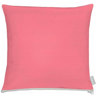 Dekokissen APELT "3800", pink (pink, unifarben), B:39cm H:5cm L:39cm, Polyester, Baumwolle, Dekokissen_Sitzkissen_Kissenhüllen Image