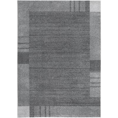 Teppich ANDIAMO "Sant Jordi" Gr. 1, grau, B:60cm H:7mm L:110cm, Kunstfaser, Teppiche, Kurzflor, modernes Design, mit Bordüre Image