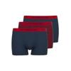 Boxershorts TOM TAILOR "Buffer", Herren, Gr. 4 (S), 455 rot, mittel allover, Single Jersey, Obermaterial: 95% Baumwolle, 5% Elasthan, gemustert, unifarben, eng, Unterhosen, mit Logobund