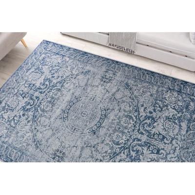 Teppich ARTE ESPINA "Prayer 200", blau, B:80cm H:5mm L:150cm, Polyester, Teppiche Image