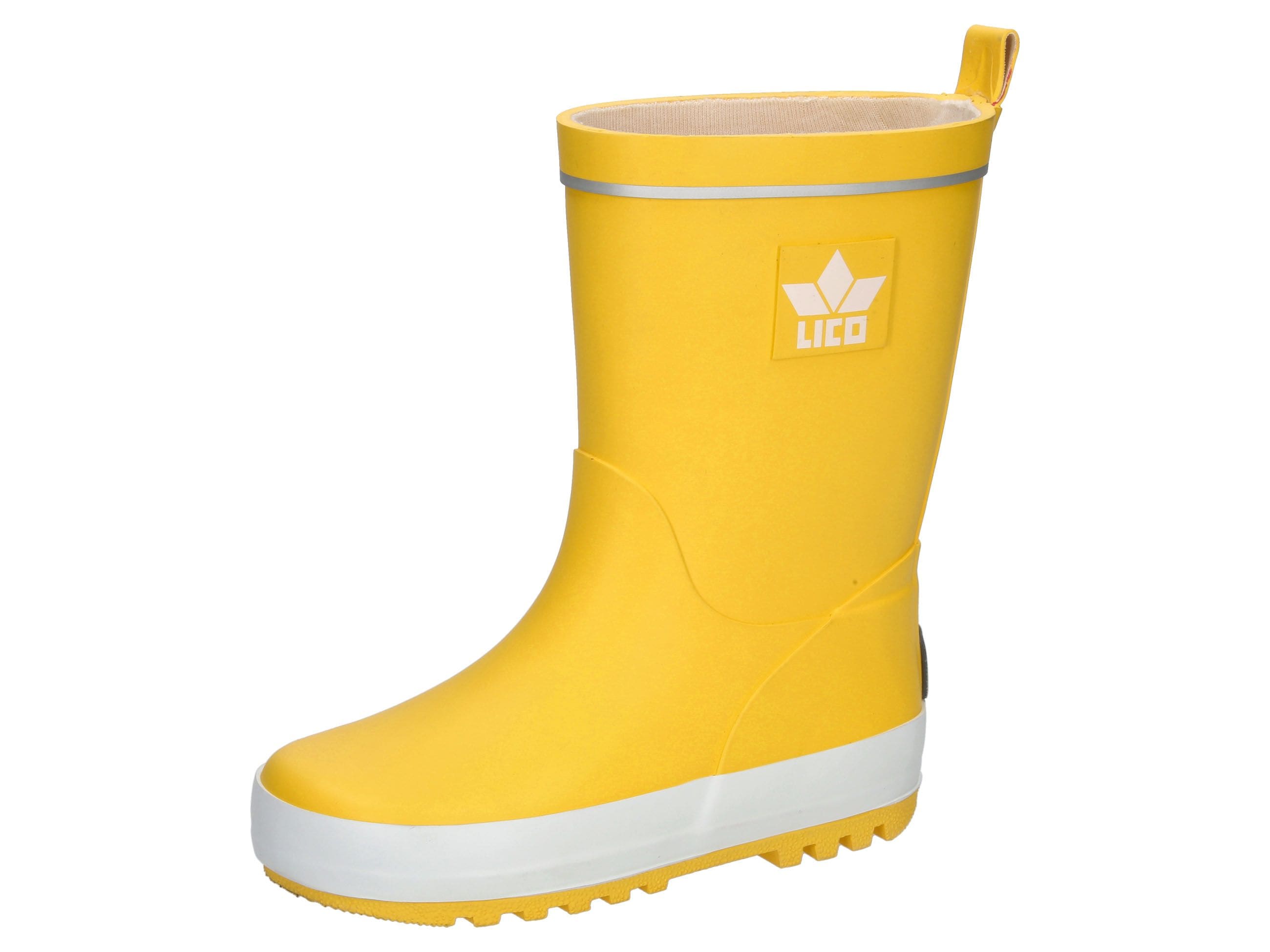 Gummistiefel LICO "Stiefel Samira", Gr. 39, gelb, Gummi, Schuhe Image