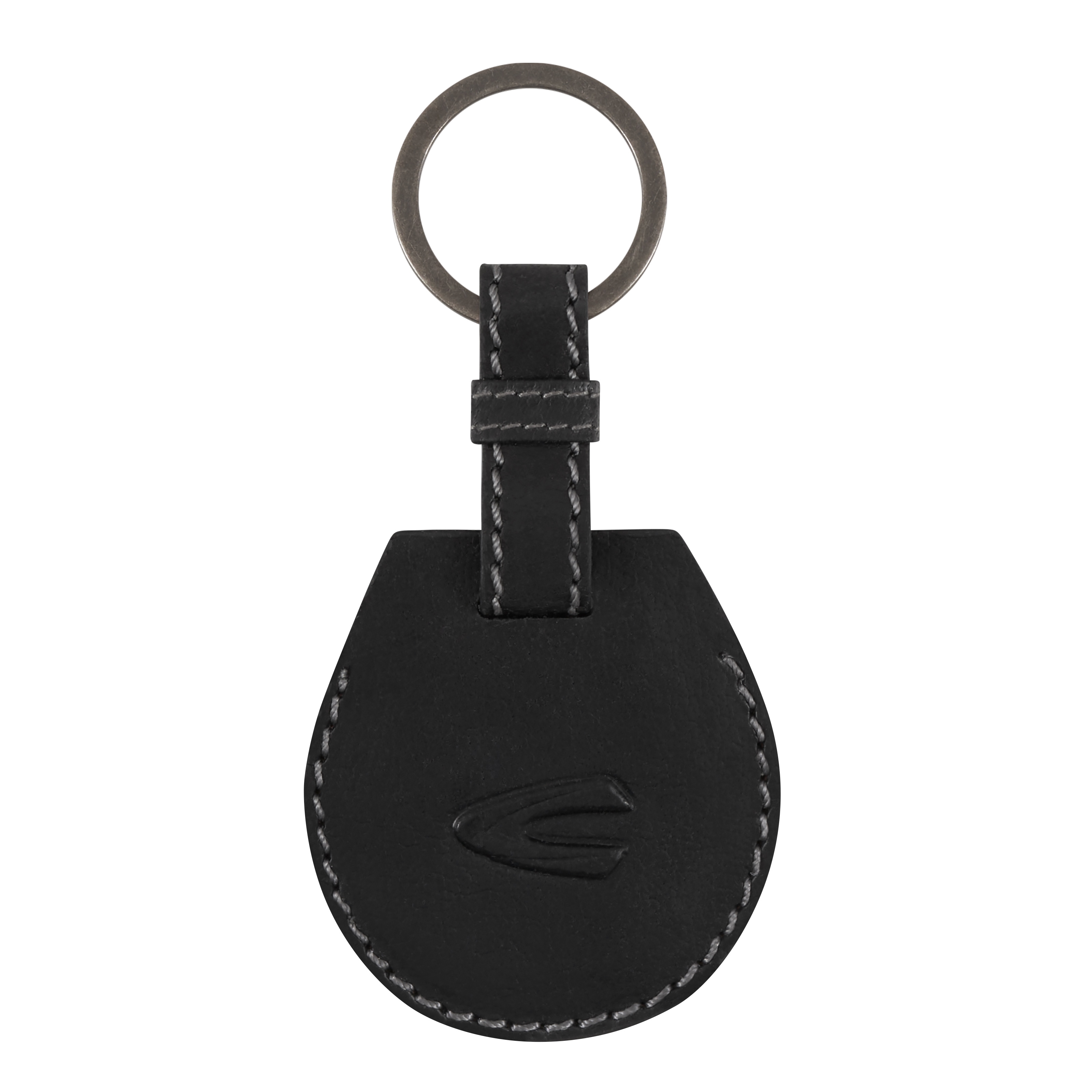 Schlüsseltasche CAMEL ACTIVE "Field", Damen, schwarz, Leder, clean, gepflegt, unifarben, Kleinlederwaren, aus fein genarbte Leder mit RFID-Schutz und Tracking Tag Fach Image