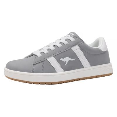 Sneaker KANGAROOS "K-CA Miles OS", Gr. 35, ultimate grau, weiß, Synthetik, sportlich, Schuhe, ohne Schnürung, bequwm reinschlüpfen Image