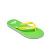 Sandale QUIKSILVER "Molokai Core", Gr. 10(43), bunt (grün, gelb), Obermaterial: Synthetikmaterial / Außensohle: Moosgummi, Schuhe