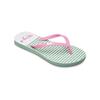 Sandale ROXY "Rg Viva Stamp Ii", Gr. 3(33), pink (gossamer pink), Obermaterial: 98% synthetisches TR / 2% Metall, Futter: 100% Synthetik, Laufsohle: 100% geschäumtes Gummi, Schuhe