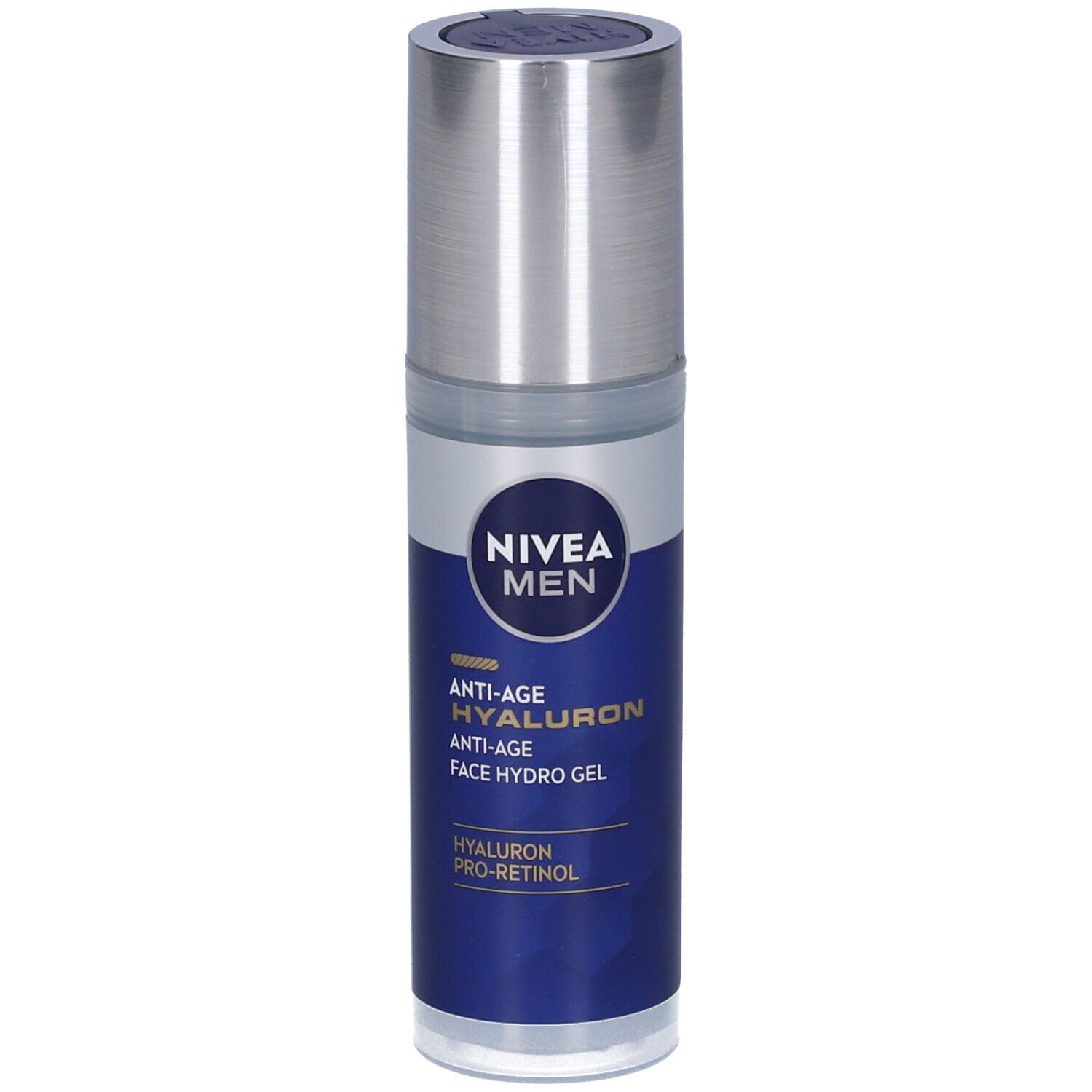 Nivea Men Anti-Age Hyaluron Hydro Gel Viso Uomo 50 ml, Crema viso uomo