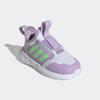Slip-On Sneaker ADIDAS SPORTSWEAR "TENSAUR COMFORT KIDS", Gr. 21, cloud weiß, lime burst, powder plum, Textil, Synthetik, sportlich, Schuhe, für Kinder