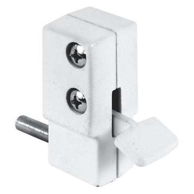 PRIMELINE TOOLS U 9879 White, Step-On Sliding Patio Door Lock (Single Pack)