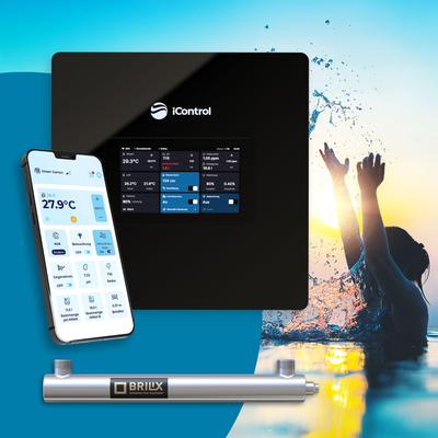 Pool Steuerung per App - iControl mit Touchdisplay und UV Pooldesinfektion Image