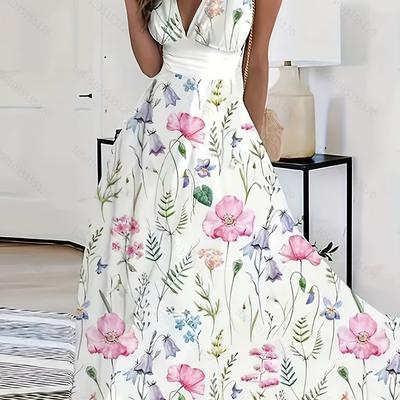 TEMU Standard Size Women's Fashion Printed Dress Image